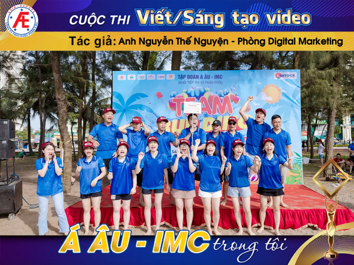Tập Đoàn Á Âu - IMC với kỳ nghỉ mát tại Sầm Sơn thật ý nghĩa